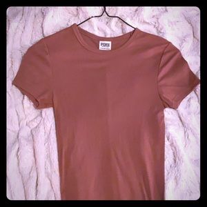 Plush pink Victoria’s Secret tee
